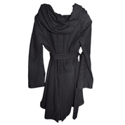 Miss Sixty M60 Black Wool Mini Trench Coat (L)