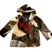 Archival 80s Moschino Faux Fur Coat