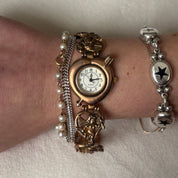 Vintage Cupid's Bow & Heart Watch