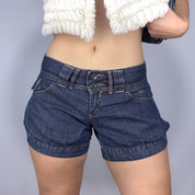 Denim Balloon Shorts (S)