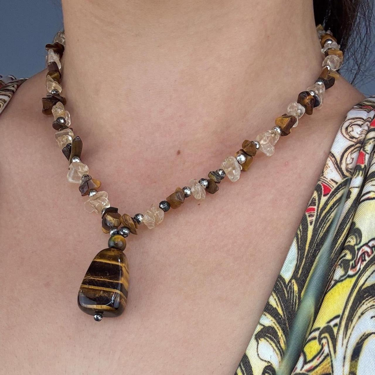 Vintage Tiger’s Eye Necklace