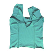 Roberto Cavalli Teal Slinky Tank Top (L)