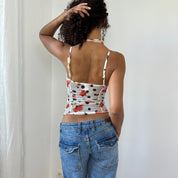 Intimissimi Polka Dot Mesh Bustier (S)