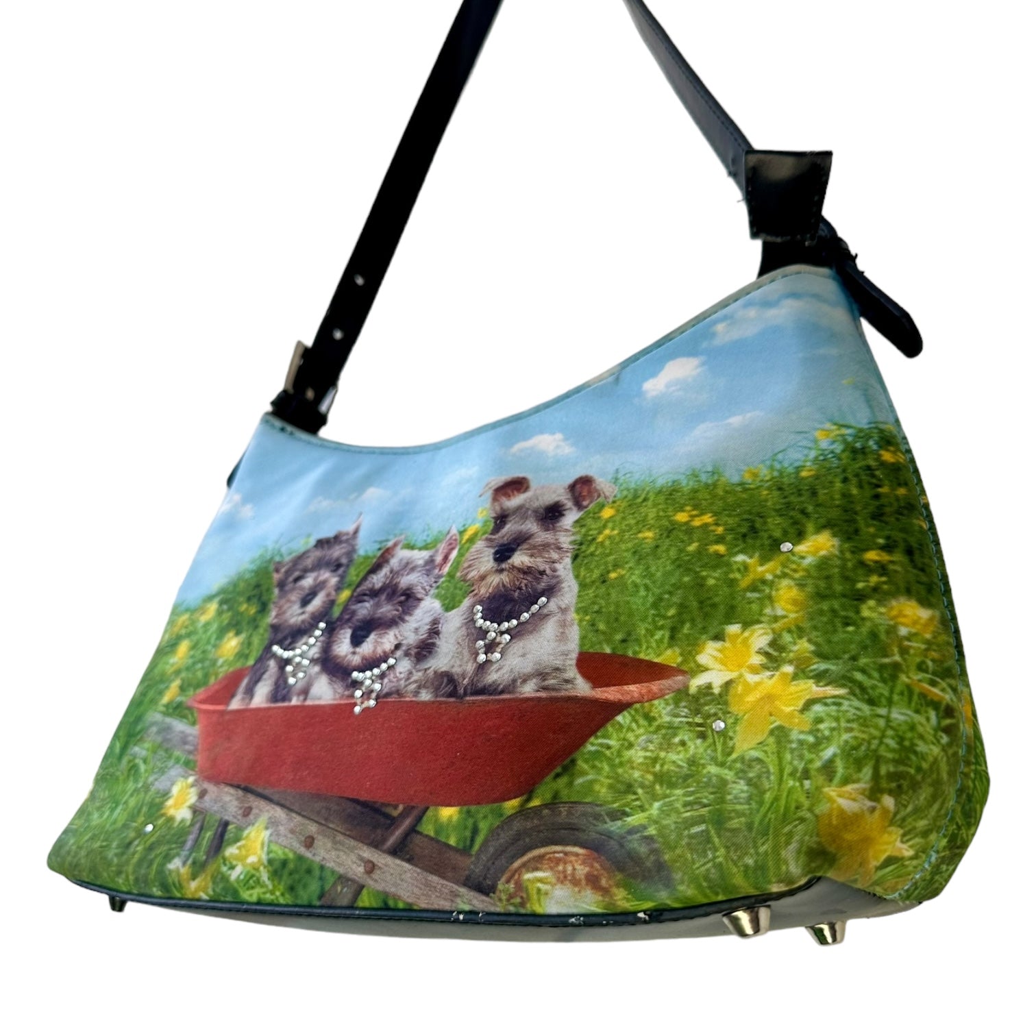 Rhinestone Dog Purse