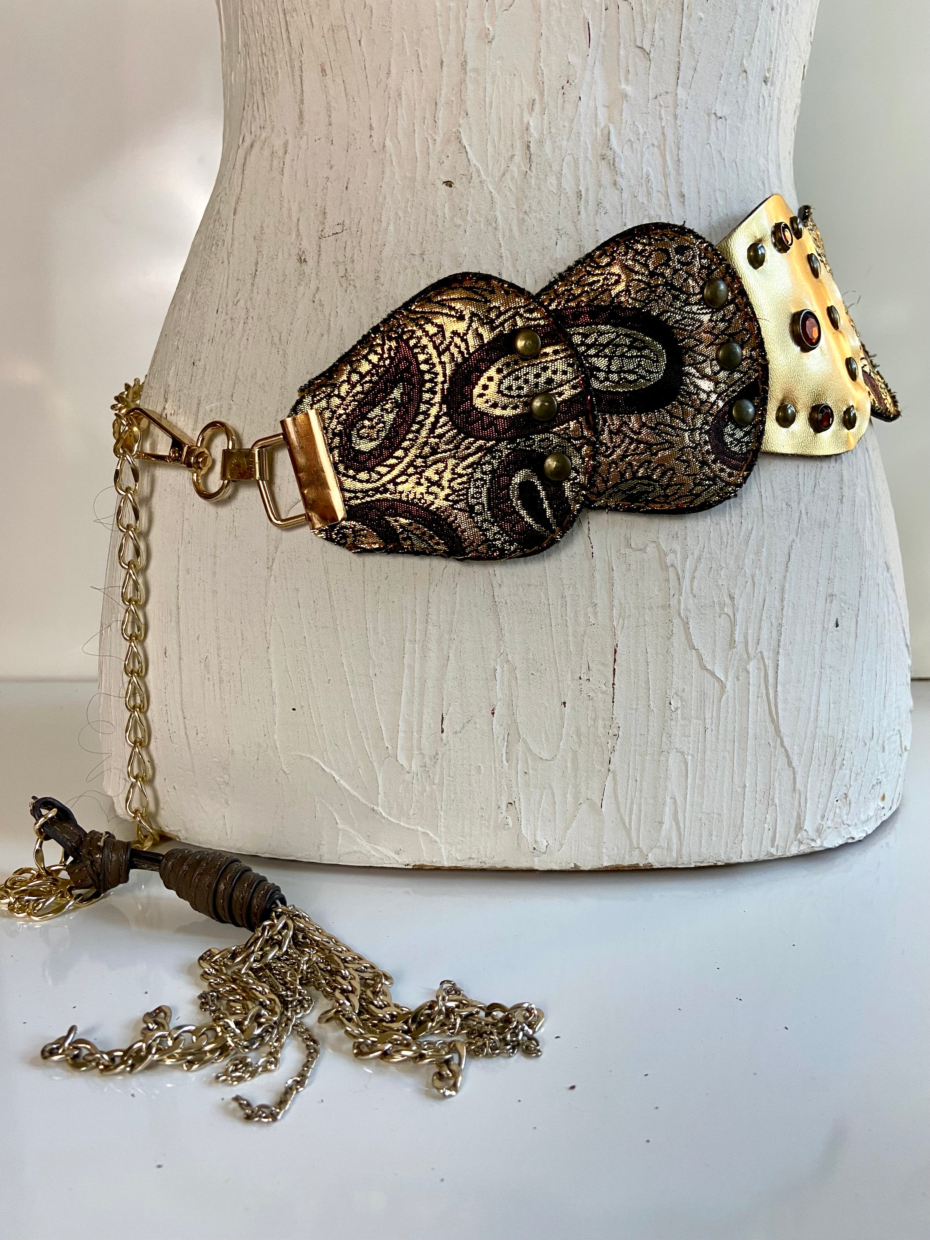 Statement gold belt