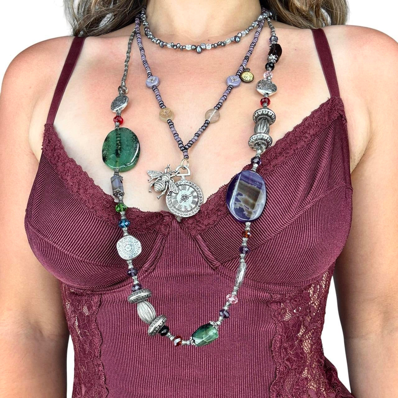 Multi-Layered Whimsy Necklace Stack