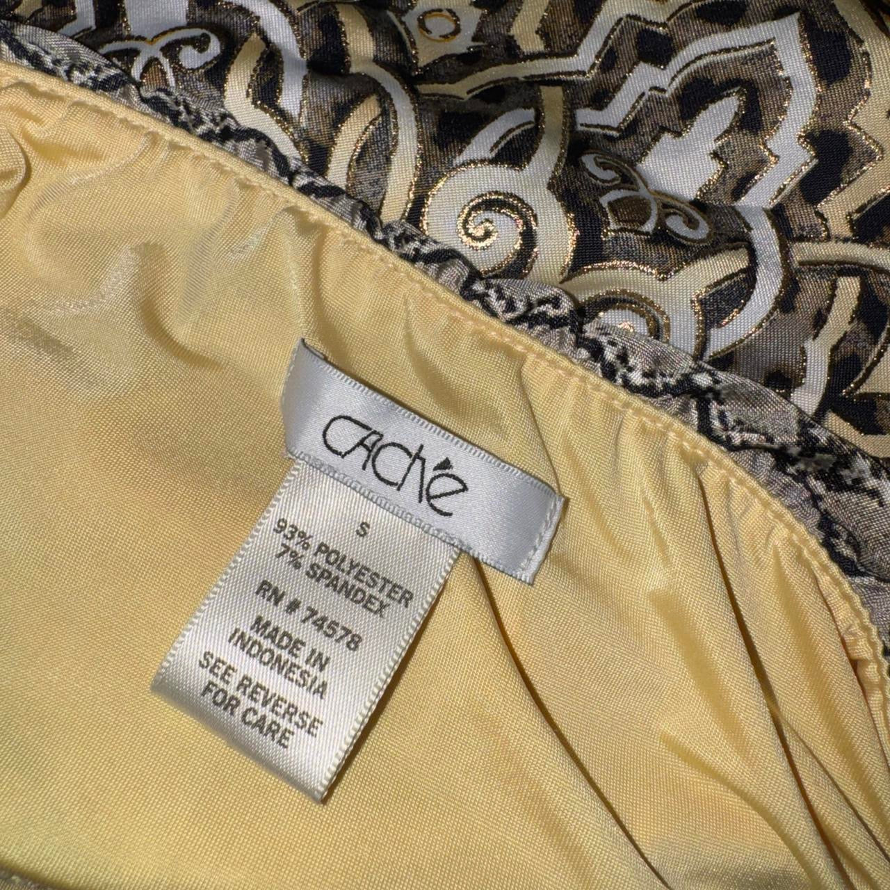 Caché Animal Print Halter Top (S)