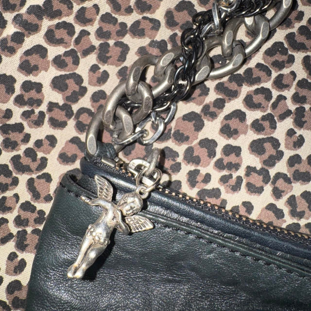 Juicy Couture Lamb Leather Bow Bag