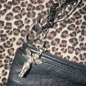 Juicy Couture Lamb Leather Bow Bag