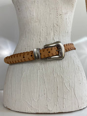 Tan leather belt