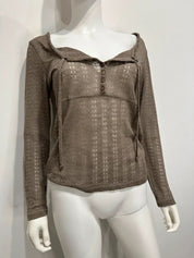 Vintage Whimsygoth Button Shirt (S/M)