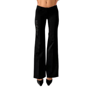 Y2K Rhinestone Trousers (XXS)