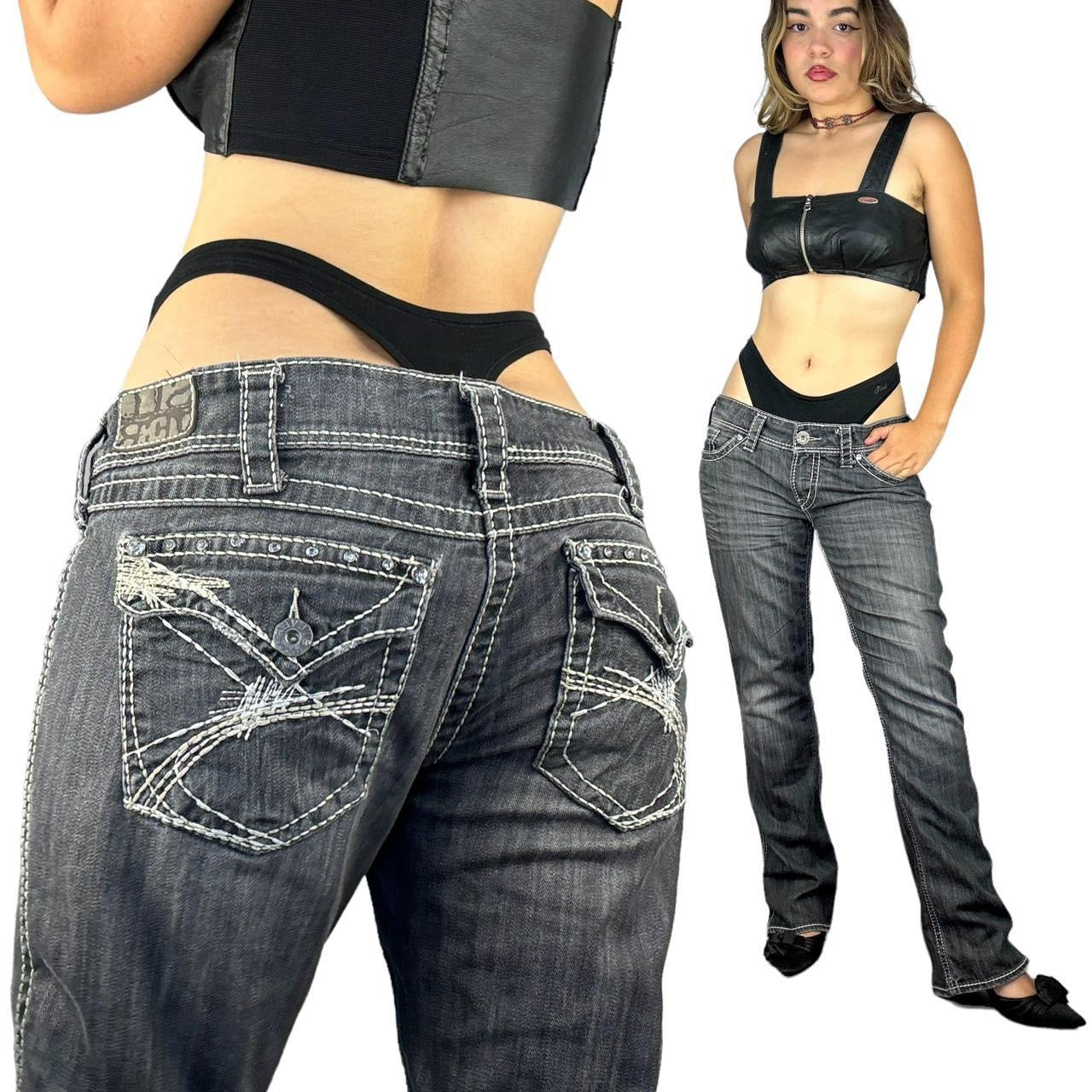 2000s Low Rise Boyfriend Jeans (L)