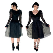 Whimsigoth Vintage Dress (S)