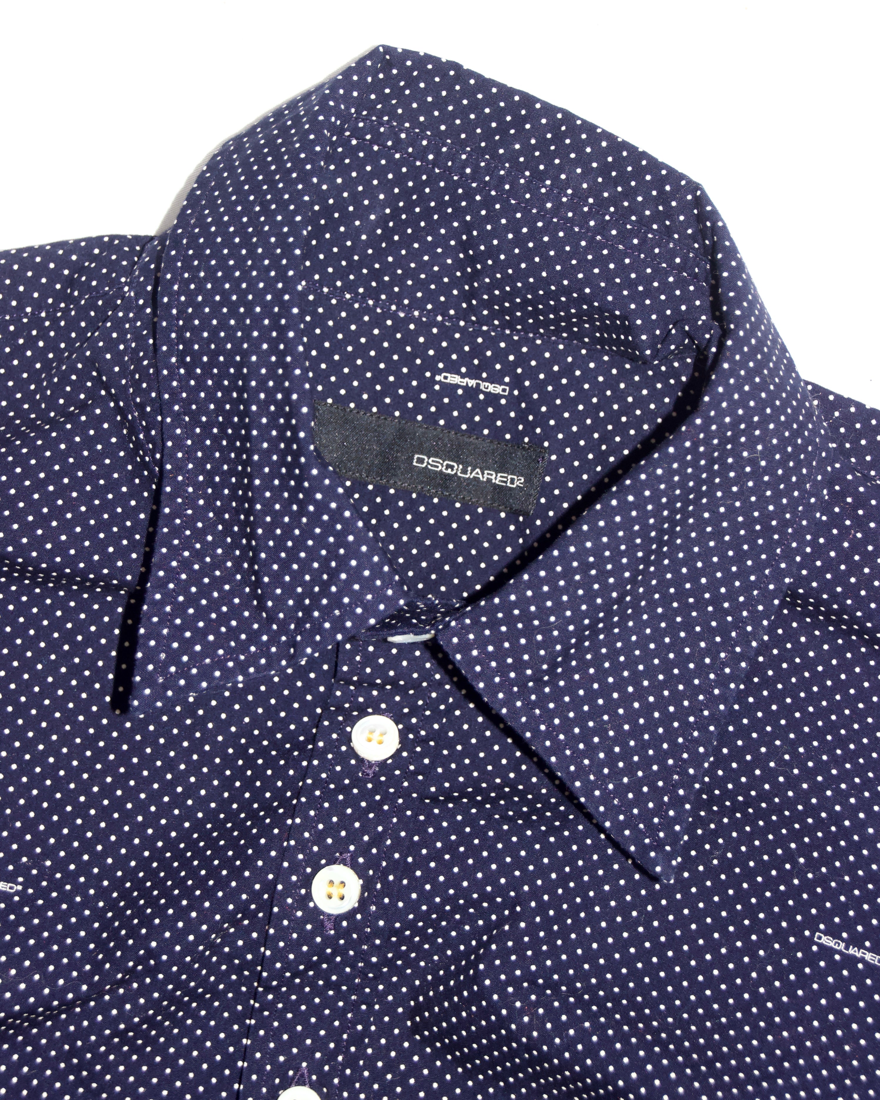00s Dsquared Polka Dot Button Up (S)