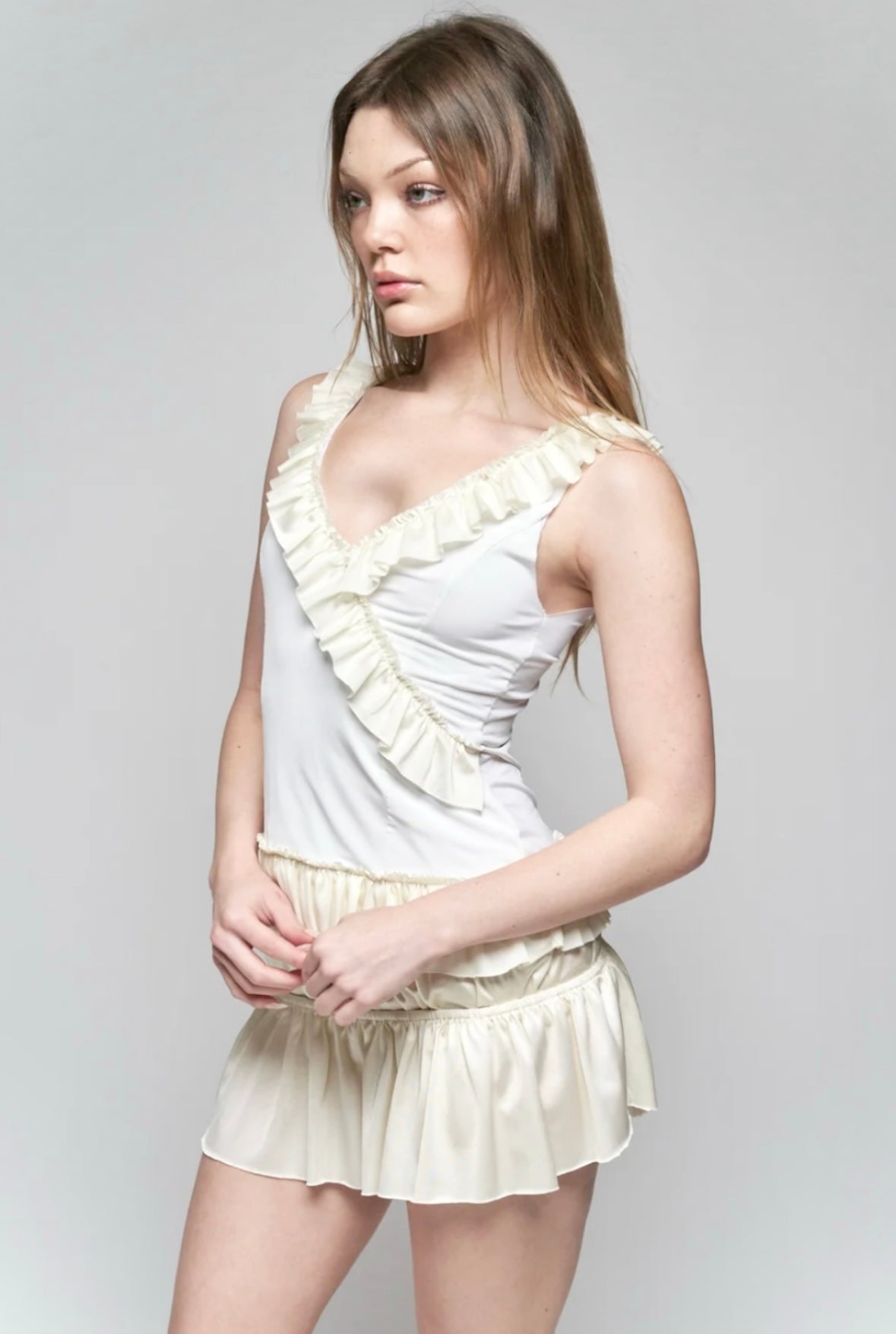 Vanilla Ribbon Top (XS-L)