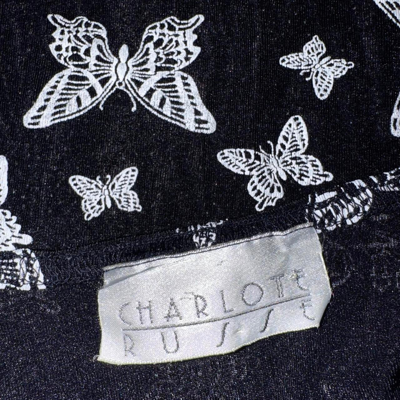 90s Butterfly 3/4 Sleeve Baby Tee (S)