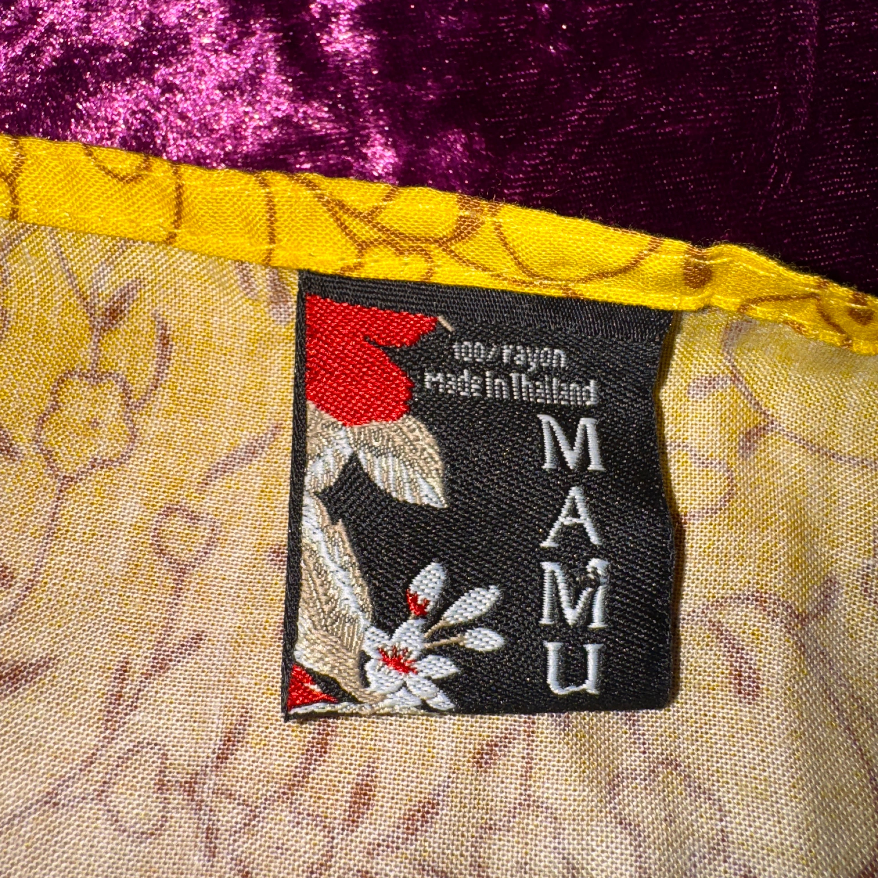 90s Sunset Striped Wrap Skirt (S)