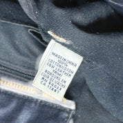 Y2K large grunge leather shoulder bag