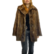 True Vintage Brown Fur Coat (S/M)