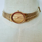 Vintage Gold Watch Choker