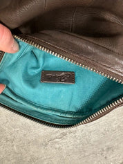 Vintage 2000s Diesel Leather Clutch Bag