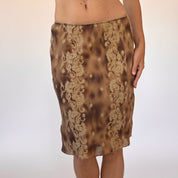 90s Pure Silk Slip Skirt (S)