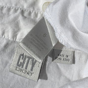 DKNY Eyelet Lace Detail Button Up (M)