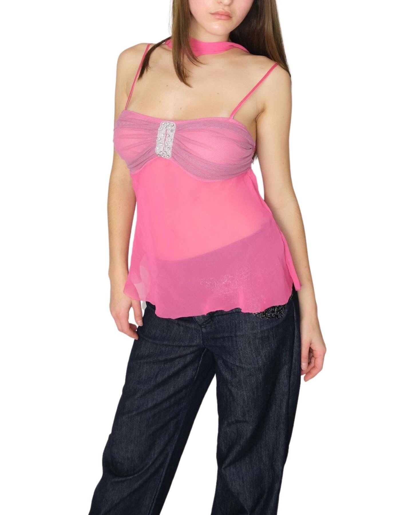 Pink Party Top (M)