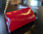 Red and gold purse