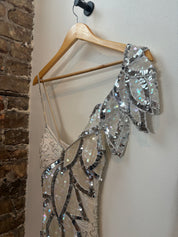 Chappell Roan White Beaded Dress (S)