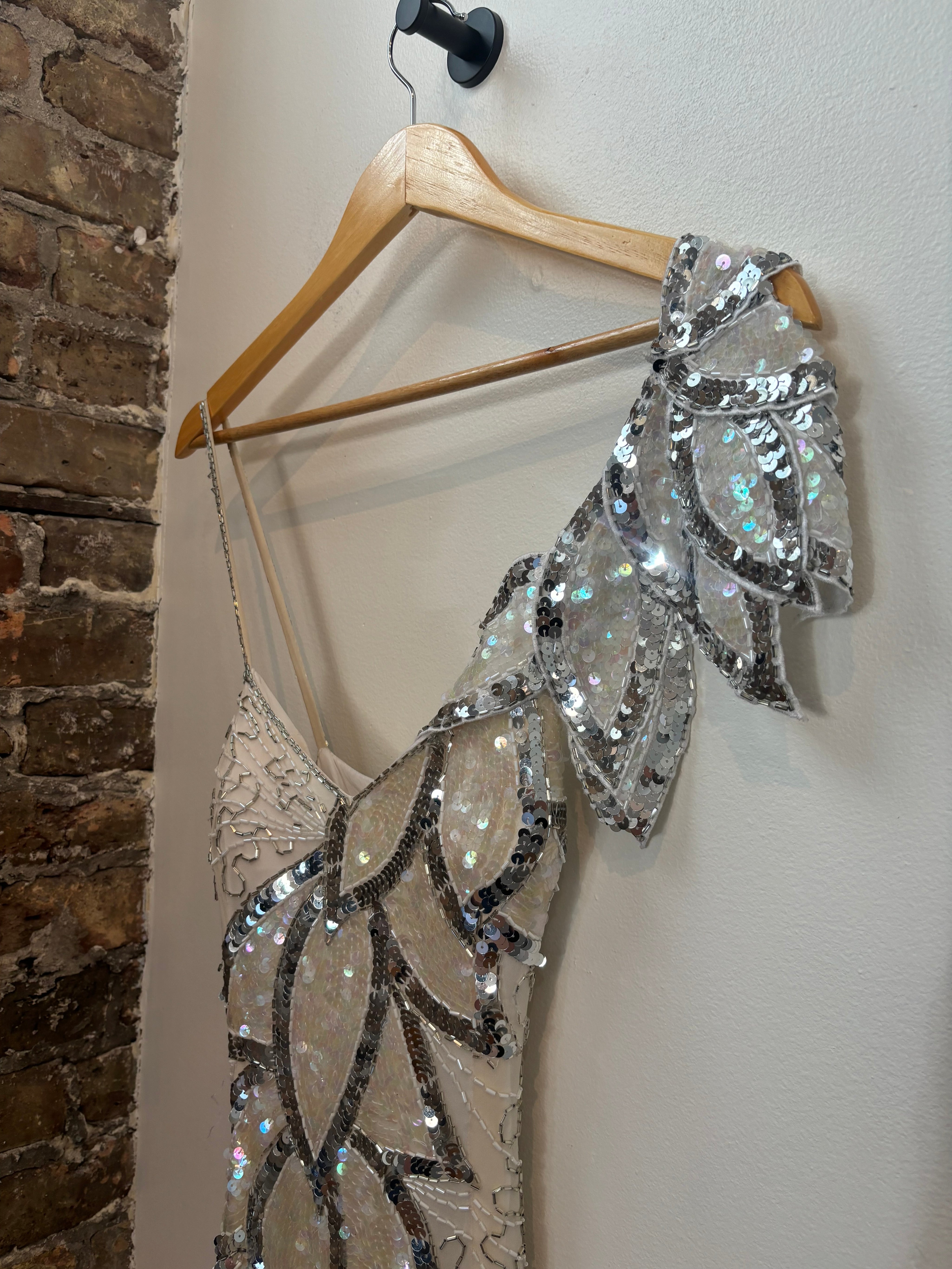 Chappell Roan White Beaded Dress (S)