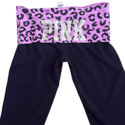 Y2K Victoria's Secret PINK foldover yoga capris (L)