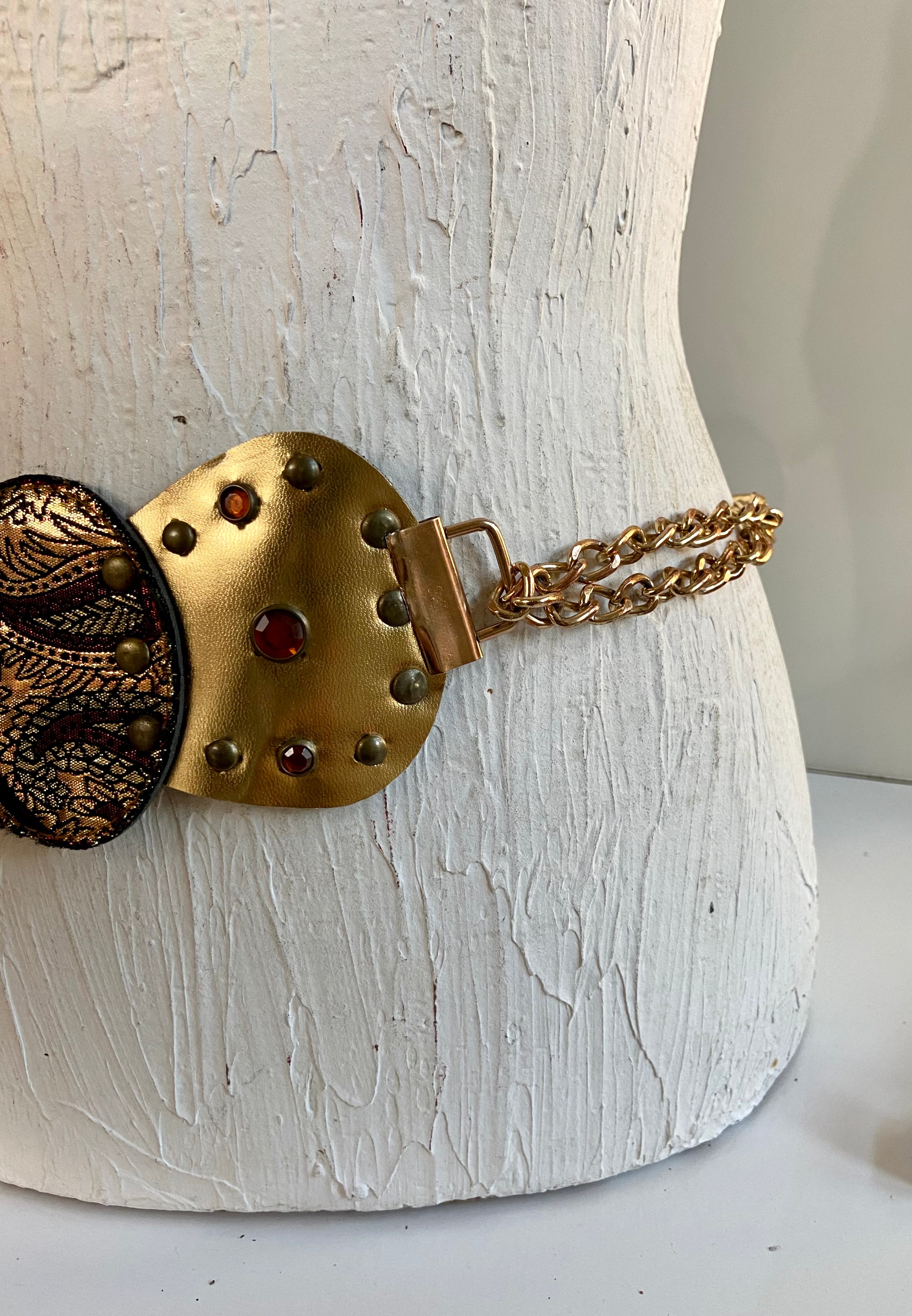Statement gold belt