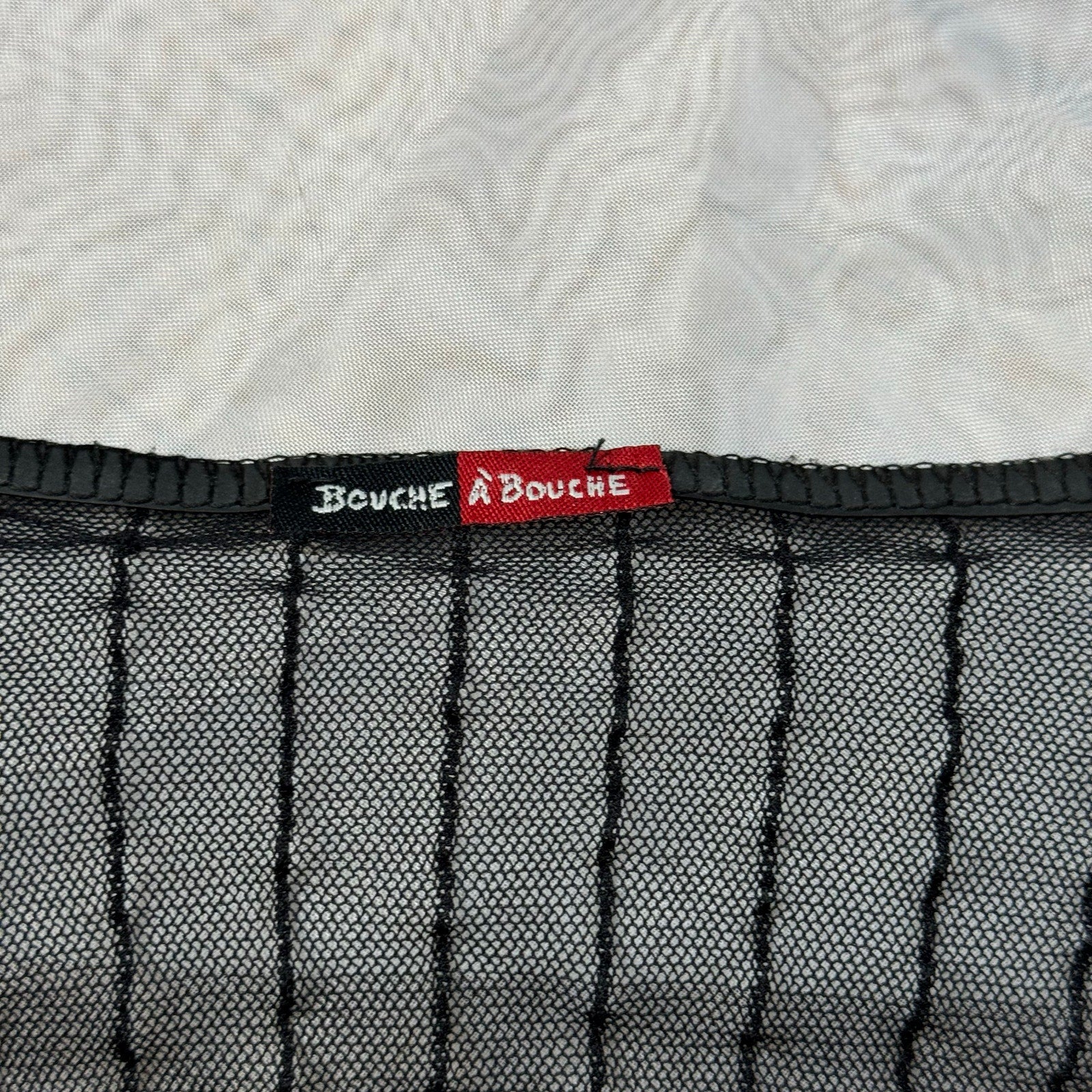 Vintage 00s Black Mesh Cardigan (XS/S)