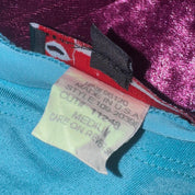 Aquamarine Backless Cowl Neck Halter (M)