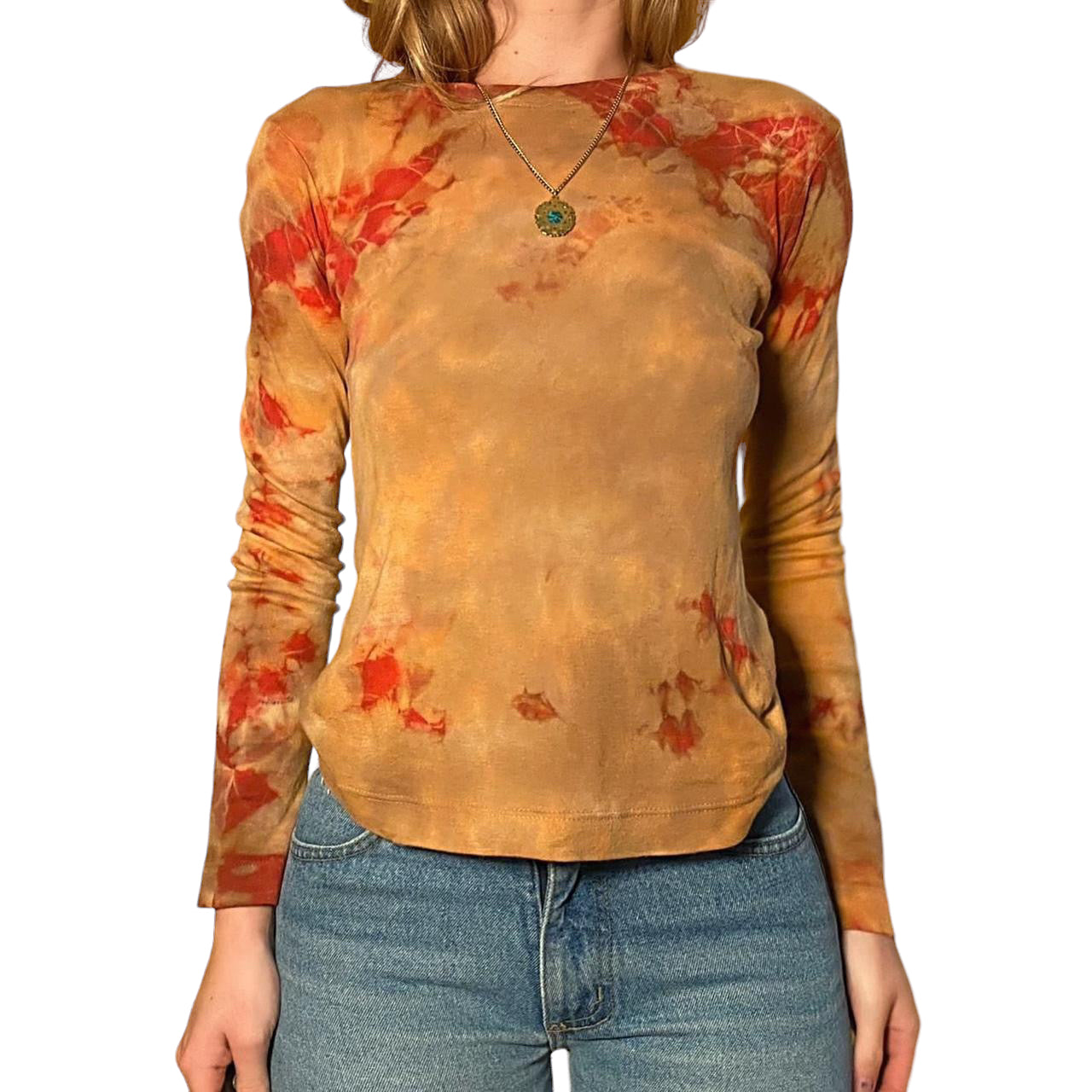 Y2k tie dye long sleeve tee