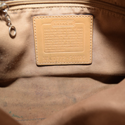 Vintage Tan Leather Coach Baguette Shoulder Bag