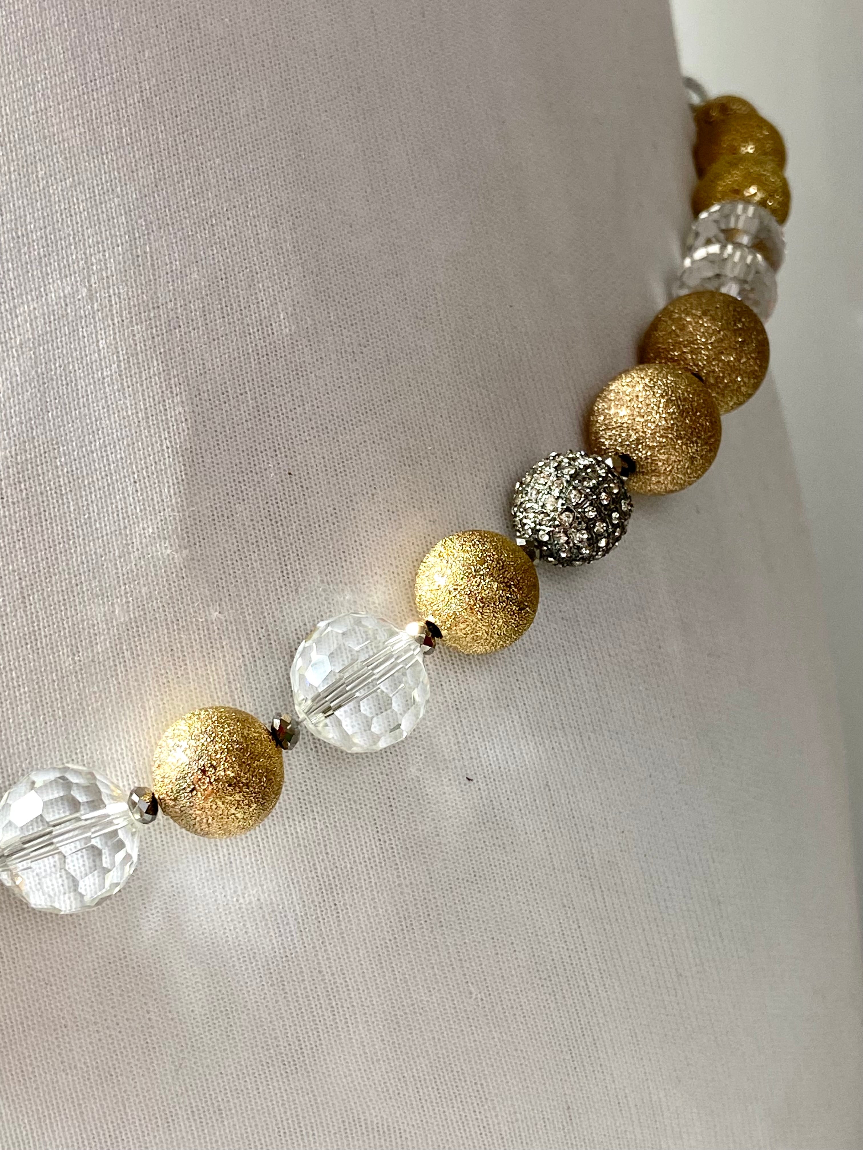 Beads & rhinestone belt