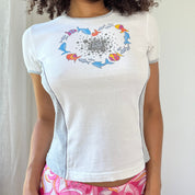 Vintage Italian cotton baby tee (S)