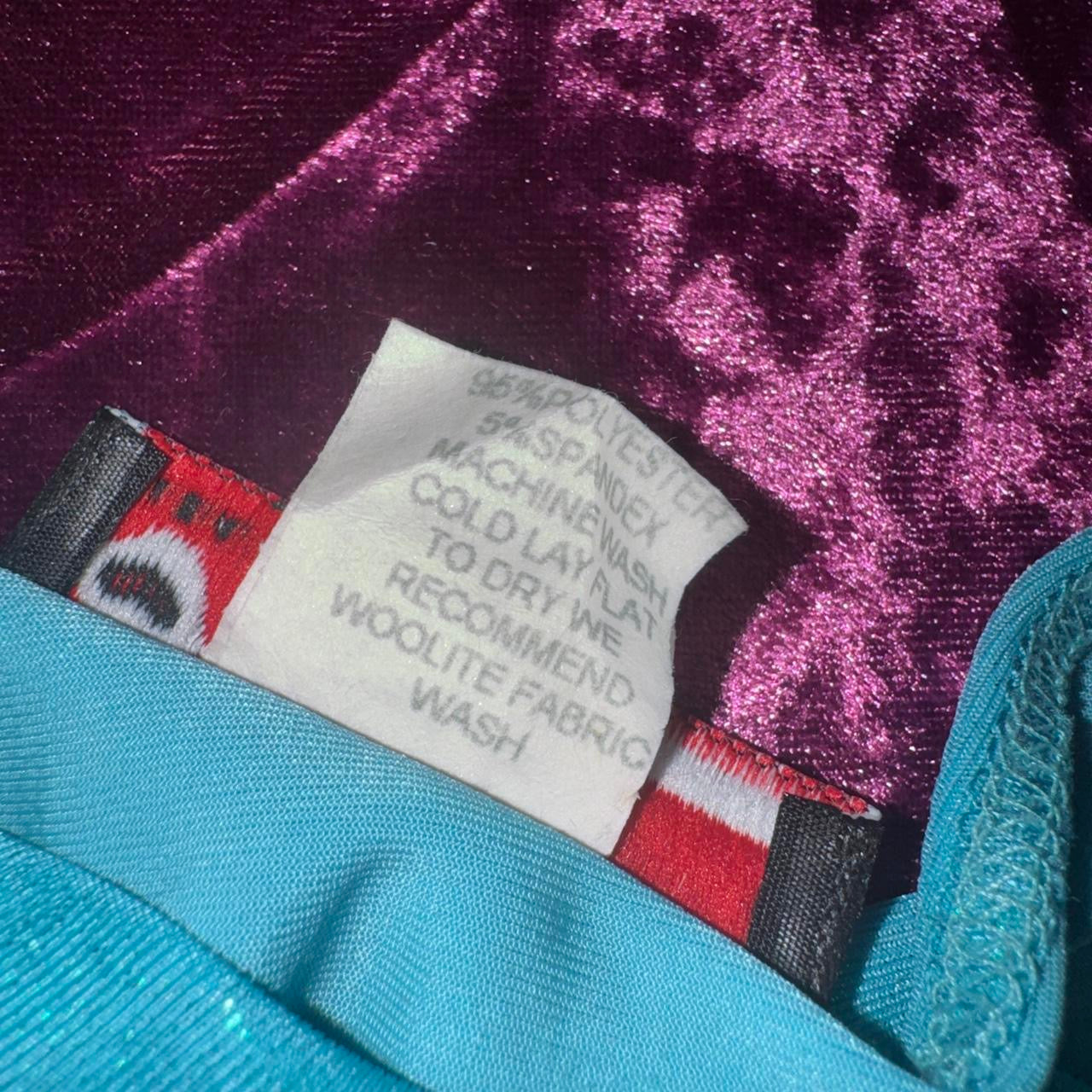 Aquamarine Backless Cowl Neck Halter (M)