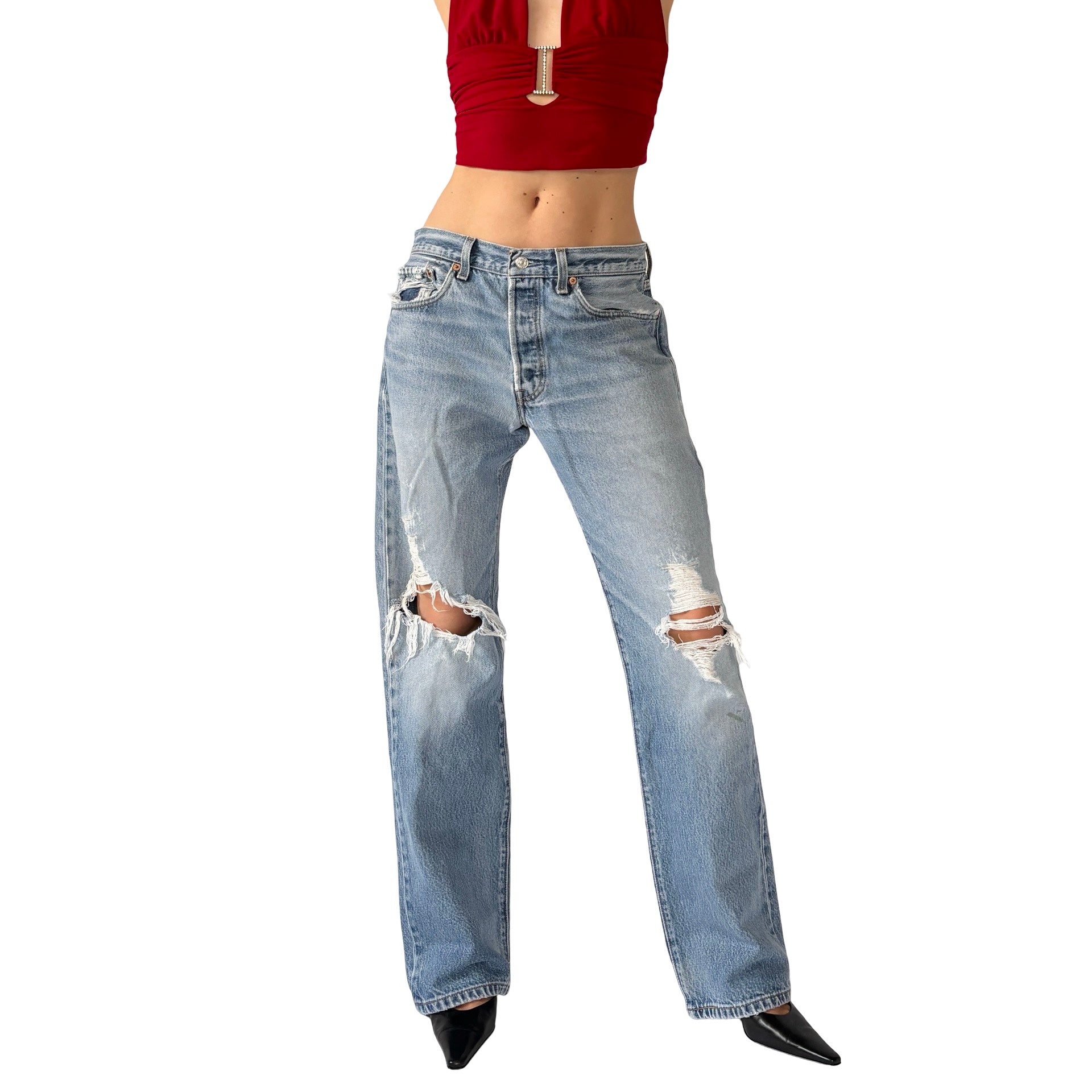 Levi’s 90s Distressed 501s (M)