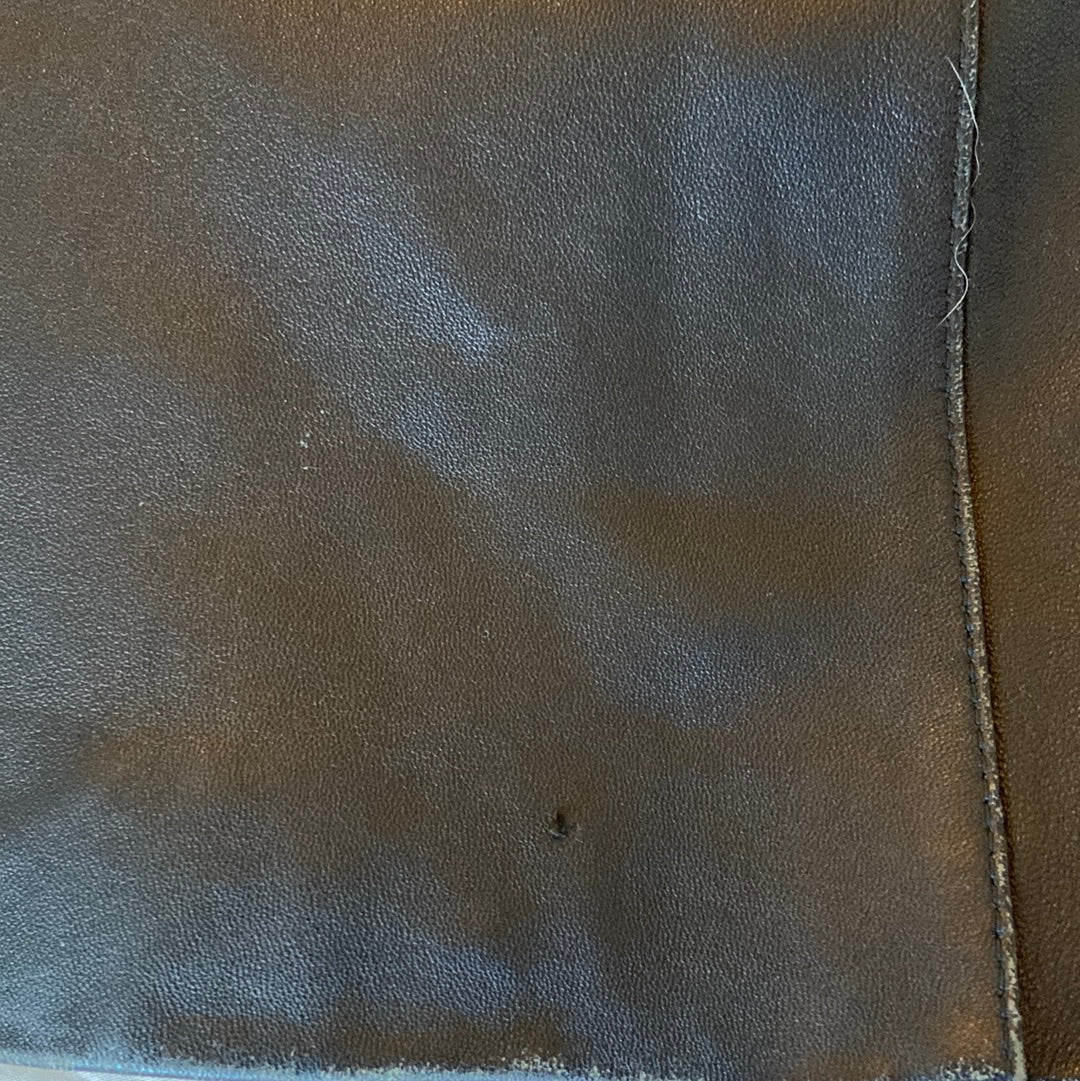 Black soft leather jacket