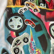 Vintage Italian Car Print Dress (S)