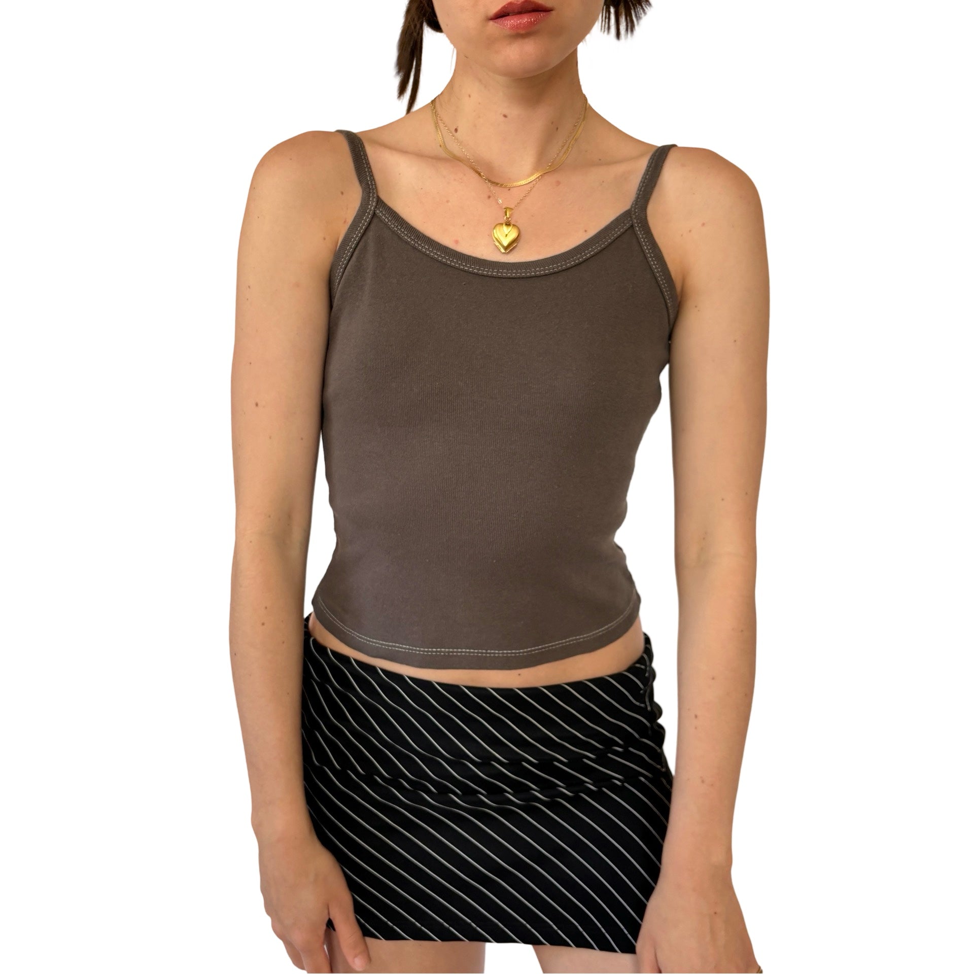 90s Slate Cotton Tank (XS)