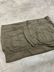 Vintage Miss Sixty Puffer Utility Mini Skirt (M)