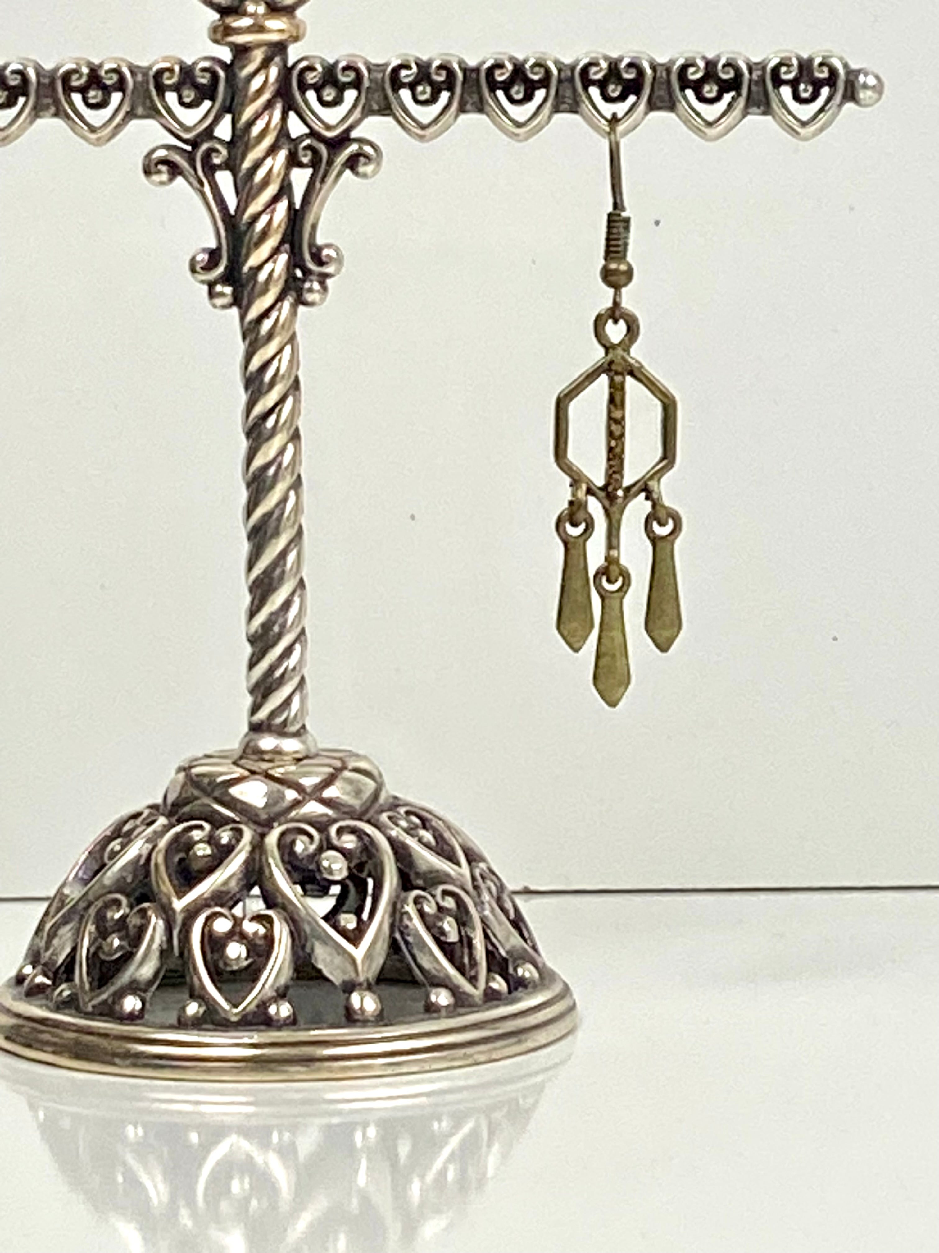Metal earrings