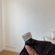 Vintage Deadstock Brown Hooded Maxi Coat (S)