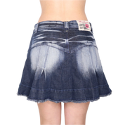 Y2K Low Waisted Denim Mini Skirt (M)