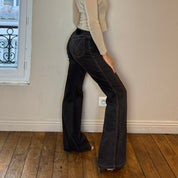 Vintage Plein Sud Lace up Jeans (XS/S)